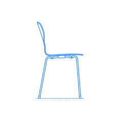 Furniture Side Chairs Ant Chair Outline Svg Vector, Free Vectors File